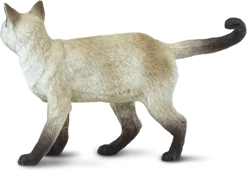 Miniatura 5 de Safari Ltd. Figura de gato siamés – Figura detallada de plástico de 3.25 pulgadas – Divertido juguete educativo para niños, niñas y niños a partir