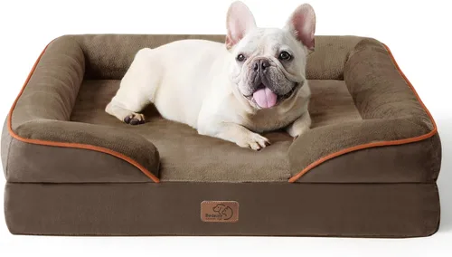 Miniatura 83 de Bedsure Cama ortopédica XL para perros extragrandes, cama lavable para perros y gatos, impermeable, cómodo sofá para perros con funda extraíble