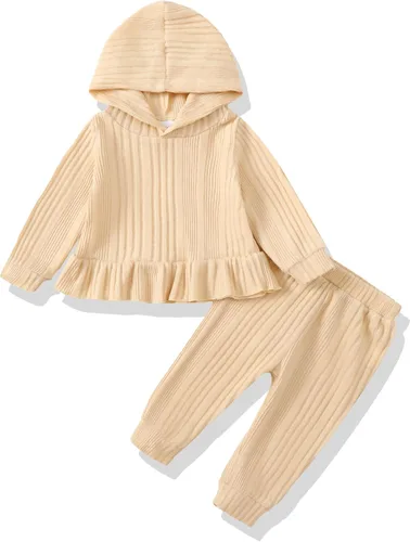 Miniatura 19 de Renotemy Conjunto de ropa para bebé recién nacida, para otoño e invierno, manga larga, pantalones, lindo conjunto de ropa para bebé niña