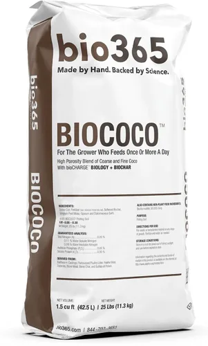 Miniatura 9 de BIOBLEND - Mezcla de tierra para macetas de alta porosidad, bolsa de 1.5 pies cúbicos – Coco, turba musgo y perlita medio de cultivo con biocarbón