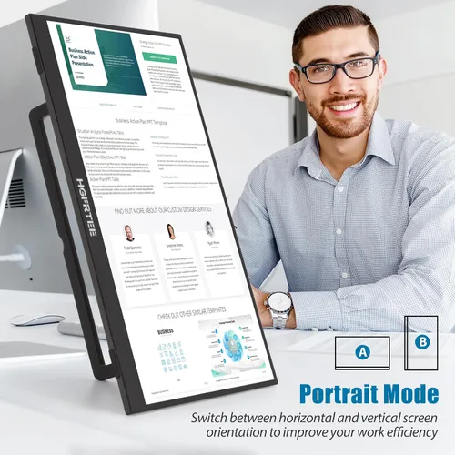 Miniatura 6 de Monitor Portátil Táctil de 14", 1920x1200 60Hz USB-C y Pantalla Externa FHD con Pantalla Táctil para Laptop/Mac/Juegos/Oficina, Monitor de Viaje