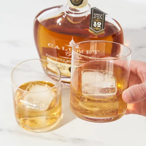Miniatura 5 de Viski Juego de 2 vasos de whisky de cristal, cristal de alta calidad, elegantes vasos de cóctel de bola baja, juego de regalo de copa de cóctel, 12
