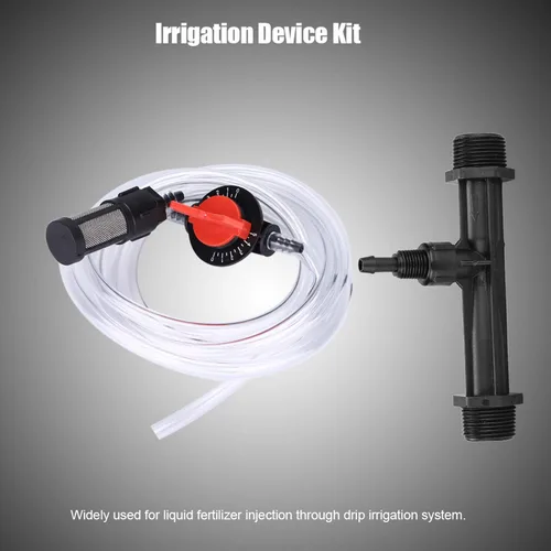 Miniatura 3 de Inyector de fertilizante, Kit de dispositivo de riego de jardín, Kit de tubo de agua con interruptor de inyector de fertilizante G3/4, kit