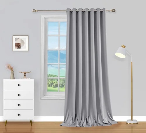 Miniatura 110 de PI Cortinas opacas para dormitorio, tratamiento de ventana con aislamiento térmico de anillo superior, cortinas oscurecedoras de habitación