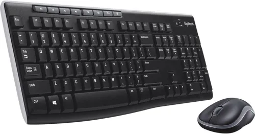 Logitech Combo de teclado y mouse inalámbricos MK270 - Paquete de 4