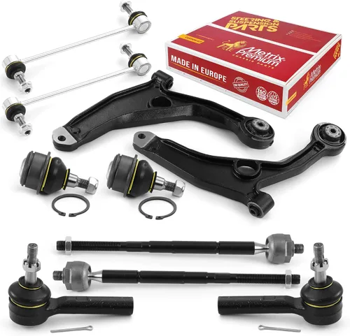 Miniatura 90 de Metrix Premium Chassis Parts - Kit de suspensión delantera de 10 piezas para BMW X5 2007-2013, BMW X6 2008-2014, reemplazo, fabricado en Europa