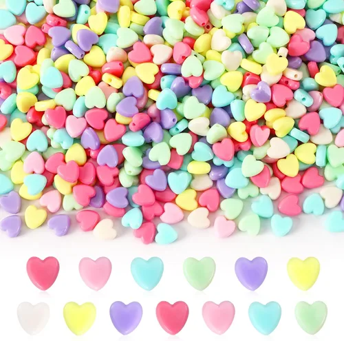Miniatura 8 de UPINS 1200 cuentas de poni con purpurina de Navidad a granel para collares, pulseras, aretes, joyería, suministros de decoración de fiesta de 3