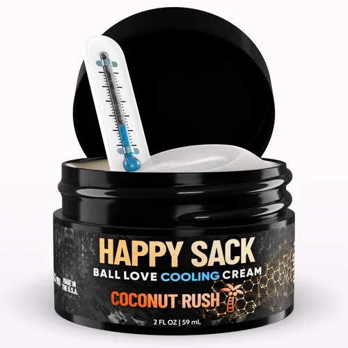 Derm Dude Happy Sack Ball - Desodorante y crema cómoda para hombres, defensa del sudor antirozaduras, control de olores, desodorante e higiene sin