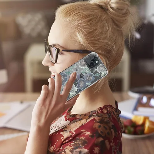 Miniatura 9 de RANZ Funda para iPhone 15, serie antiarañazos, a prueba de golpes, transparente de policarbonato duro + funda protectora de TPU para iPhone 15