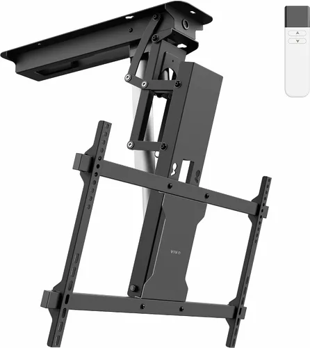 VIVO (MOUNT-E-FD55) soporte eléctrico motorizado para TV de pantalla de 23 a 55 pulgadas, abatible para montar desde techo inclinado