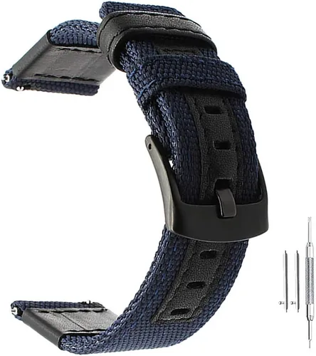Miniatura 10 de Correa compatible con Samsung Galaxy Watch 3 de 1.772 in/Galaxy Watch 1.811 in/Gear S3 Frontier, correa de repuesto deportiva de nailon de 0.866