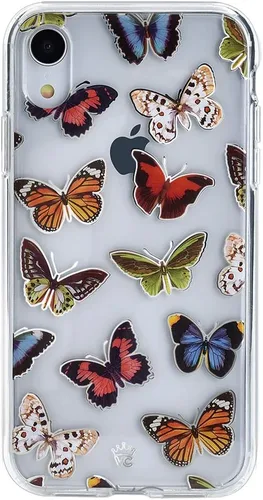Miniatura 12 de Velvet Caviar Funda brillante iridiscente para iPhone XR, funda protectora estética para mujer (cuarzo ópalo azul)