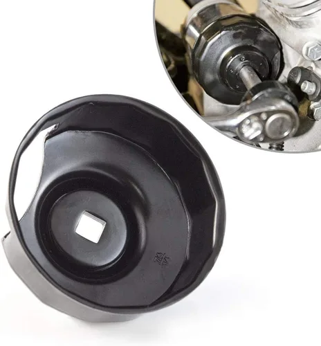 Llave inglesa para tapa para filtro de aceite para Harley Davidson con 76 x 14 flautas (sensor manivela)