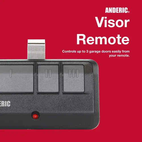 Miniatura 5 de [Paquete de 2] Anderic 893MAX para Chamberlain LiftMaster Craftsman - Abridor de puerta de garaje universal 893LM 893MAX 971LM Universal - 3 botones