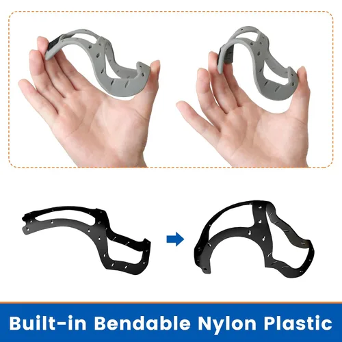 Miniatura 3 de Soporte de silicona para el pulgar para aliviar el dolor de artritis, soporte semirrígido para Quervains, dedo gatillo, mujeres y hombres, manos