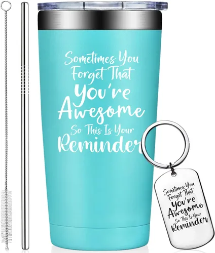 Grifarny Regalos de cumpleaños para mujeres, regalo de agradecimiento para mujeres, inspirador, regalo de Navidad para amigas, compañeras de Azul