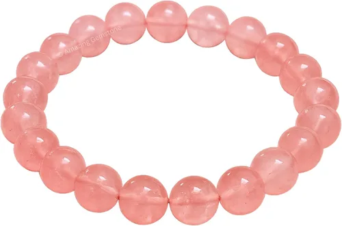 Miniatura 876 de Amazing Gemstone Pulsera de cristal para mujeres y hombres, pulsera de cristal curativo de protección, pulsera elástica con cuentas de piedras
