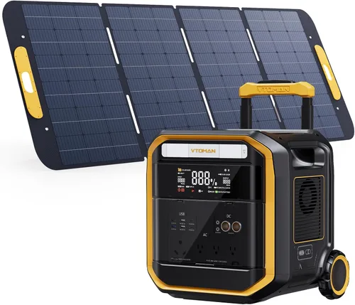Miniatura 16 de VTOMAN FlashSpeed 300 Estación de energía portátil, batería LiFePO4 de 300 W 230 Wh con 3000 ciclos de vida, carga rápida PD USB-C de 100 W, 6