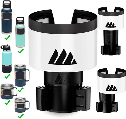 Miniatura 10 de [Mejorado] Integral Ultimate - Expansor de portavasos para automóvil, base ajustable, organizador y expansor para vehículos, compatible con tazas