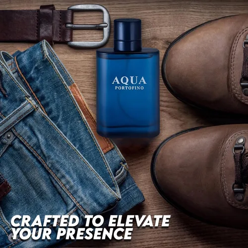 Miniatura 3 de AFLUXE Cologne para Hombre Aqua Portofino Original en Spray Natural Eau De Toilette, Perfume de Fragancia Duradera para Hombre Envase Elegante