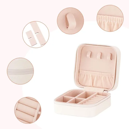 Miniatura 2 de Taylor Joyero Swiftie Merch, pequeño joyero para fanáticos de TS, regalos para amantes de la música, estuche de joyería portátil para anillos