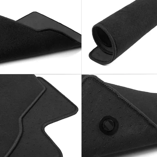 Miniatura 9 de Tapetes de suelo compatibles con Chevrolet Cruze 2008-2015, Cruze Limited 2016, alfombras interiores de protección de nylon negro por IKON