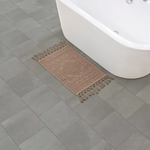 Miniatura 74 de French Connection Nellore Alfombras de Baño, Tapetes de Baño Tejidos y con Cuentas, Tapetes de Baño Duraderos y Gruesos para Baño y Alfombras