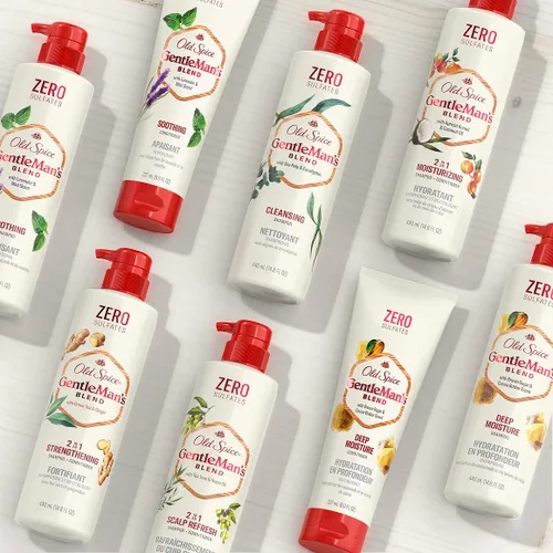 Miniatura 6 de Old Spice Set de champú y acondicionador sin sulfato para hombre con aroma a lavanda y menta, Gentleman's Blend