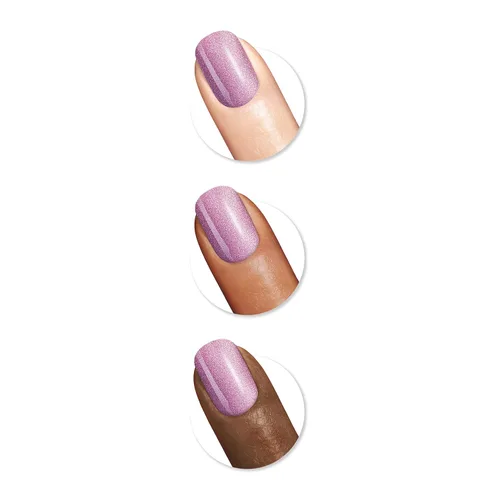 Miniatura 2 de Sally Hansen Miracle Gel™, Metro Midnight, Fórmula de larga duración, tipo gel, sin necesidad de lámpara UV, esmalte de uñas púrpura 564 Metro