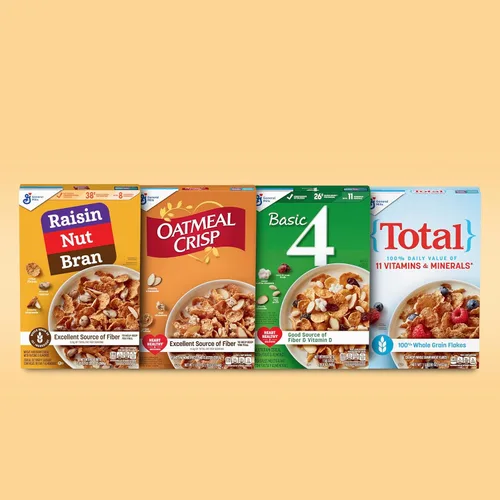 Miniatura 6 de Cereal de pasas y nueces, cereal alto en fibra, hecho con grano entero, 20.8 oz