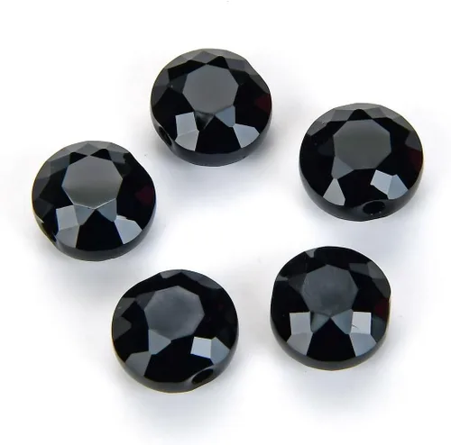 Miniatura 20 de Adabele - 25 cuentas de cristal sueltas con facetas austriacas de 0.315 pulgadas (0.315 in) compatibles con Swarovski Preciosa 5052 SSMR811