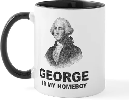 Miniatura 20 de CafePress George Washington 10 Mug 11 oz (325 ml) Ceramic Coffee Mug