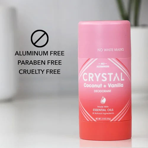 Miniatura 4 de Crystal Magnesium Solid Stick Desodorante natural, desodorante sin aluminio no irritante para hombres o mujeres, combate de forma segura y eficaz