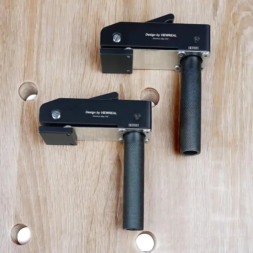 Miniatura 6 de Paquete de 2 abrazaderas MFT para perros de banco de 3/4 pulgadas (0.748 in), abrazaderas de sujeción de aleación de aluminio para carpintería