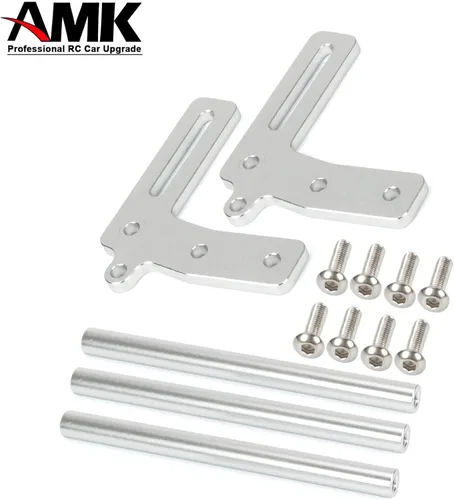 Miniatura 6 de Parachoques delantero RC, parachoques de aleación de aluminio, parachoques delantero de metal para automóvil RC 1/10 RC chasis Gspeed LCG TRX4 SCX10