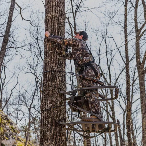 Miniatura 4 de Summit Treestands Goliath SD asiento para trepar árboles, color roble musgo