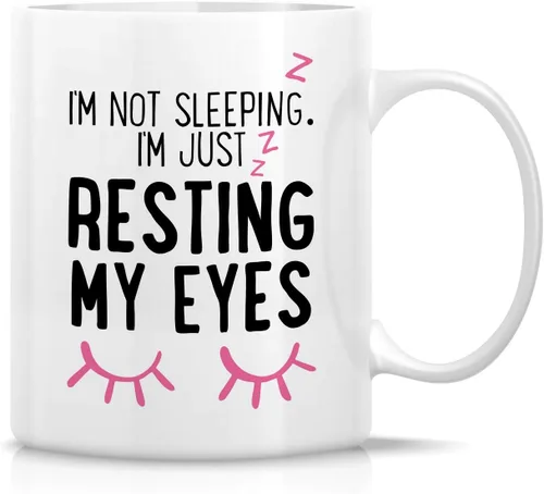 Miniatura 38 de Retreez - Taza divertida con texto en inglés "Mum Well Done I'm Awesome", 325 ml, tazas de café de cerámica, mensaje divertido, sarcástico
