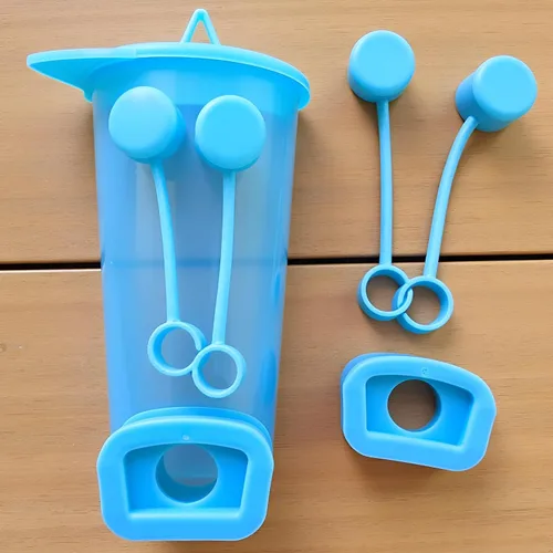 Miniatura 4 de Juego de 6 tapones de silicona para Stanley Cup a prueba de derrames, tapones antiderrames, antipolvo para botellas de agua deportivas y accesorios