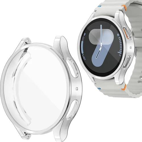 Miniatura 12 de Funda para Samsung Galaxy Watch 7 de 1.575 pulgadas, protector de pantalla flexible y suave de TPU para accesorios Galaxy Watch 7