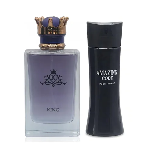 Miniatura 27 de King&1 Billion Lucky Men Colonia Set Eau De Parfum Spray para hombres, notas afrutadas enriquecidas por una fuerte fragancia a base de madera, ideal