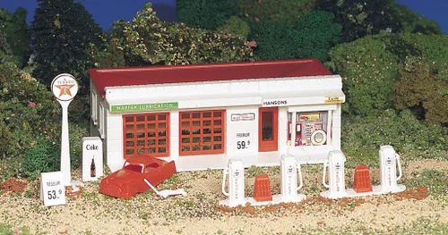 Miniatura 3 de Bachmann Trenes - PLASTICVILLE U.S.A. EDIFICIOS – KITS CLÁSICOS - GASOLINERA - Escala HO