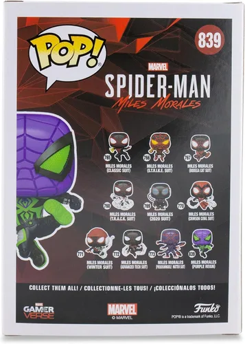 Miniatura 7 de Funko Pop! Games: Marvel's Spider-Man: Miles Morales - Traje de lluvia púrpura Miles