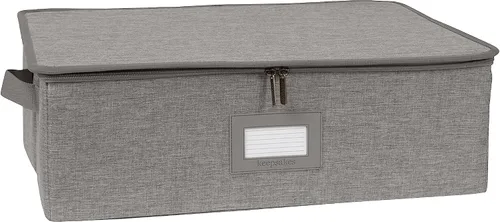 Miniatura 97 de Covermates Keepsakes - Juego de cajas de almacenamiento con cierre de cremallera, paquete de 3 cubos organizadores de poliéster resistente, diseño