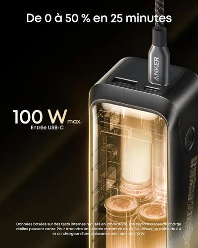 Miniatura 7 de Anker Prime Power Bank Black Myth: Wukong Edition, cargador portátil de 3 puertos de 20,100 mAh con 220 W, alimentación bidireccional, aprobado por