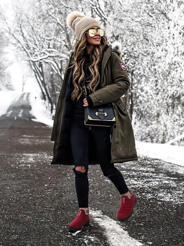 Miniatura 4 de SWQZVT Botas de invierno para mujer, para la nieve botas de invierno antideslizantes al tobillo, cómodas y resistentes al aire libre