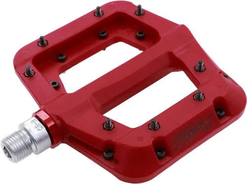 Miniatura 12 de FOOKER Pedales MTB para bicicleta de montaña, 3 rodamientos, antideslizantes, ligeros, de fibra de nailon, pedales de plataforma de bicicleta