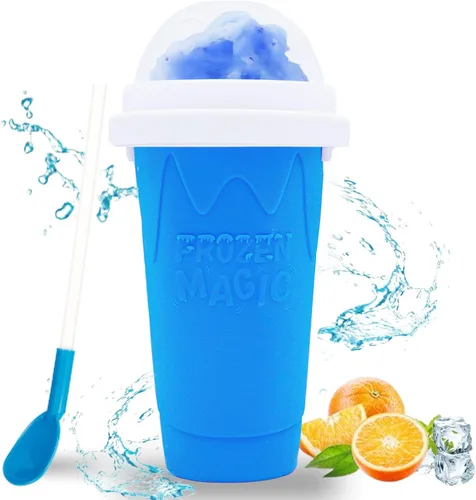Magic Slushy Maker - Máquina para hacer granizados para hacer granizos, batido de leche casero, vaso de enfriamiento para hacer bricolaje para todos