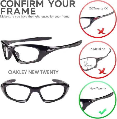 Miniatura 5 de Walleva - Lentes de repuesto para gafas de sol Oakley New Twenty (2012 y después), 8 opciones disponibles