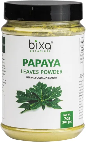 Miniatura 5 de bixa BOTANICAL Extracto de hoja de papaya puro de calidad premium (Carica Pappaya) Cápsulas vegetales 60 unidades (450 mg)