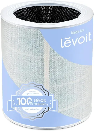Miniatura 2 de LEVOIT Core 600S-P Filtro de repuesto, Filtros genuinos Core 600S-RF para purificador de aire, soporta modo de sueño HEPA, carbón activado de alta